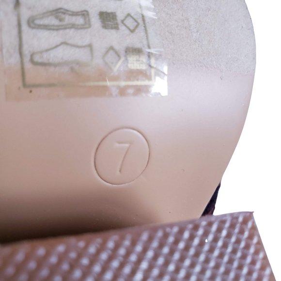 NWOT Beast Fashion Leopard Suede Pointed Open Back Boot 7 - Picture 5 of 6